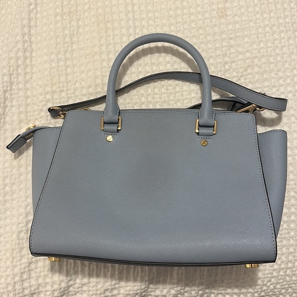Michael Kors Light Blue Satchel — excellent condition - Picture 3 of 6